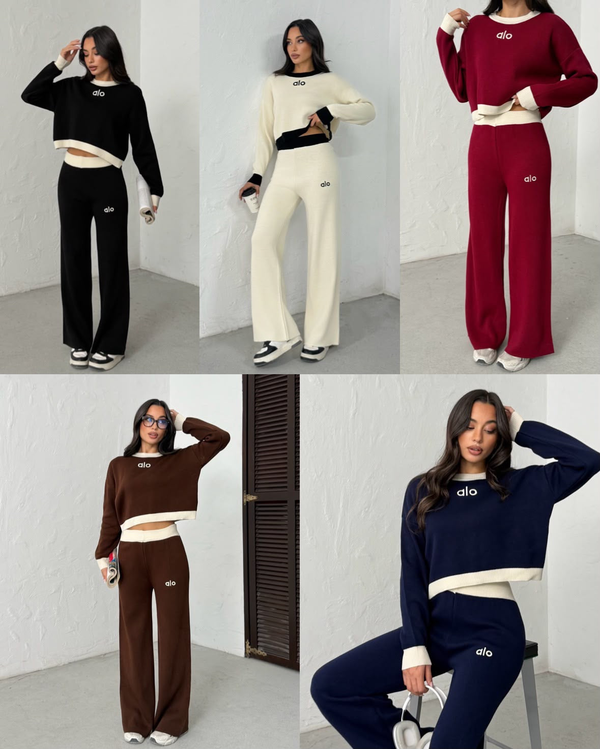Alo Knit Two-Piece Set