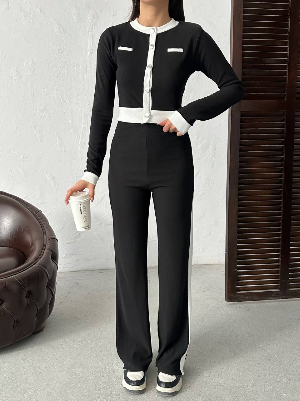 Signature Contrast Co-Ord Set