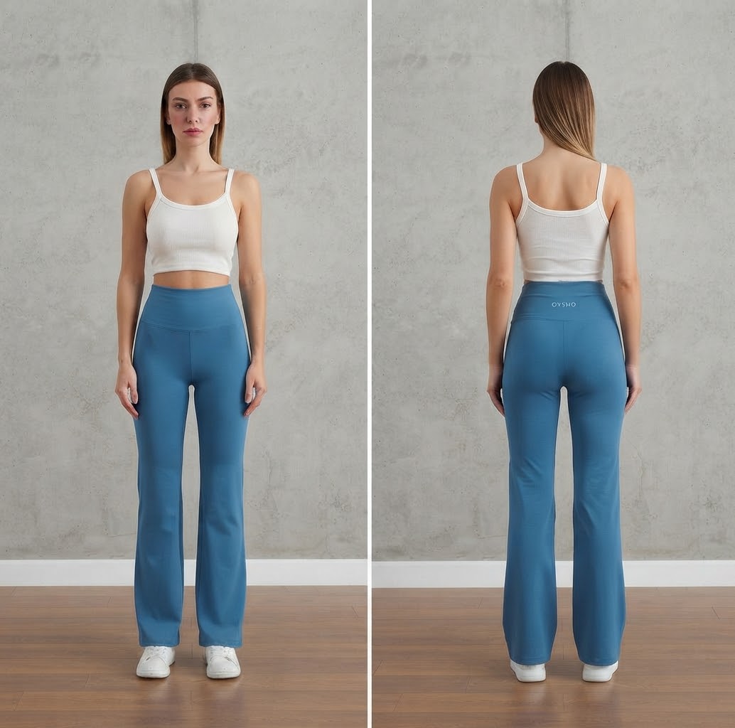 Oysho High-Waist Flared Lounge Pants