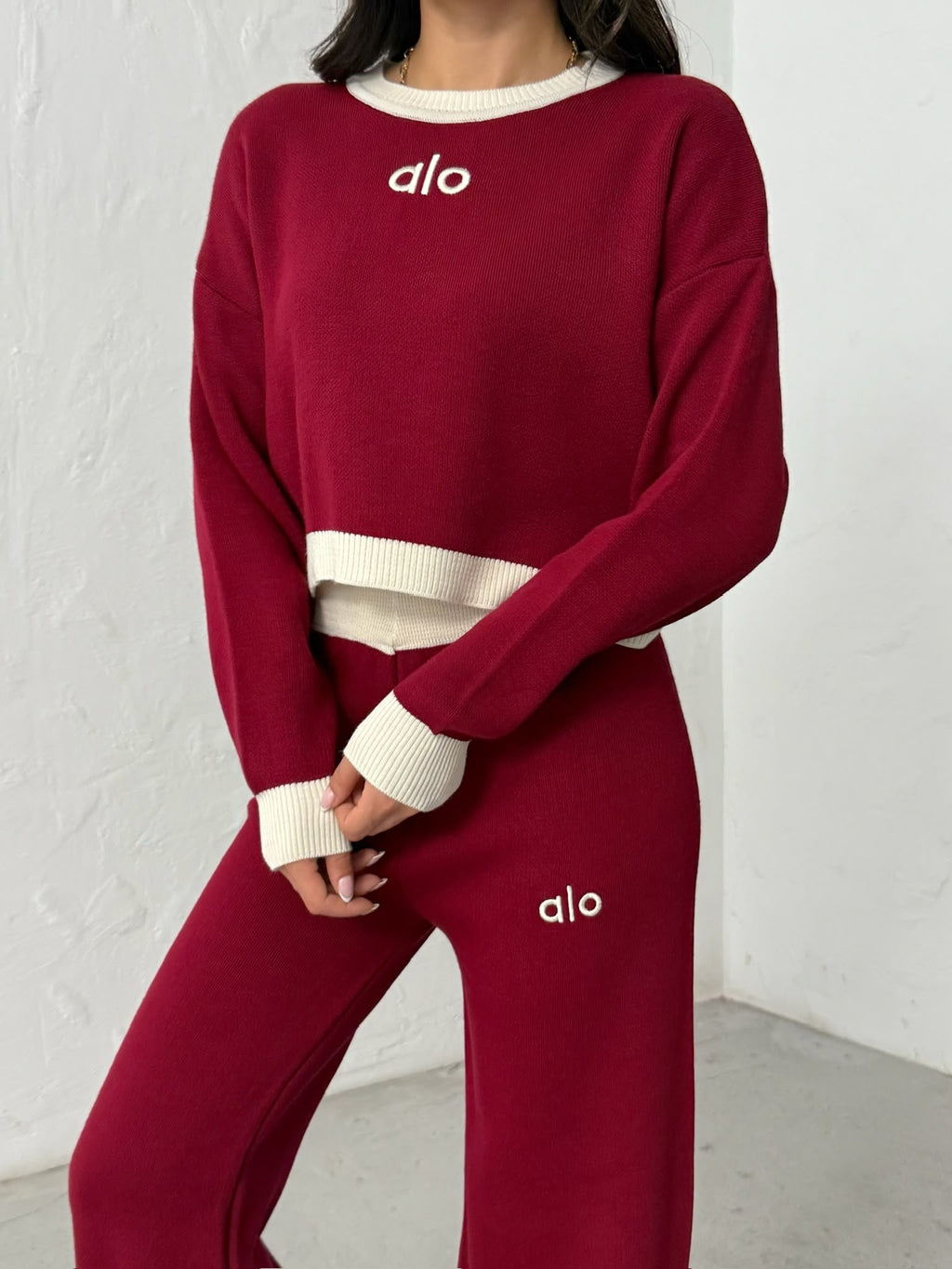 Alo Knit Two-Piece Set