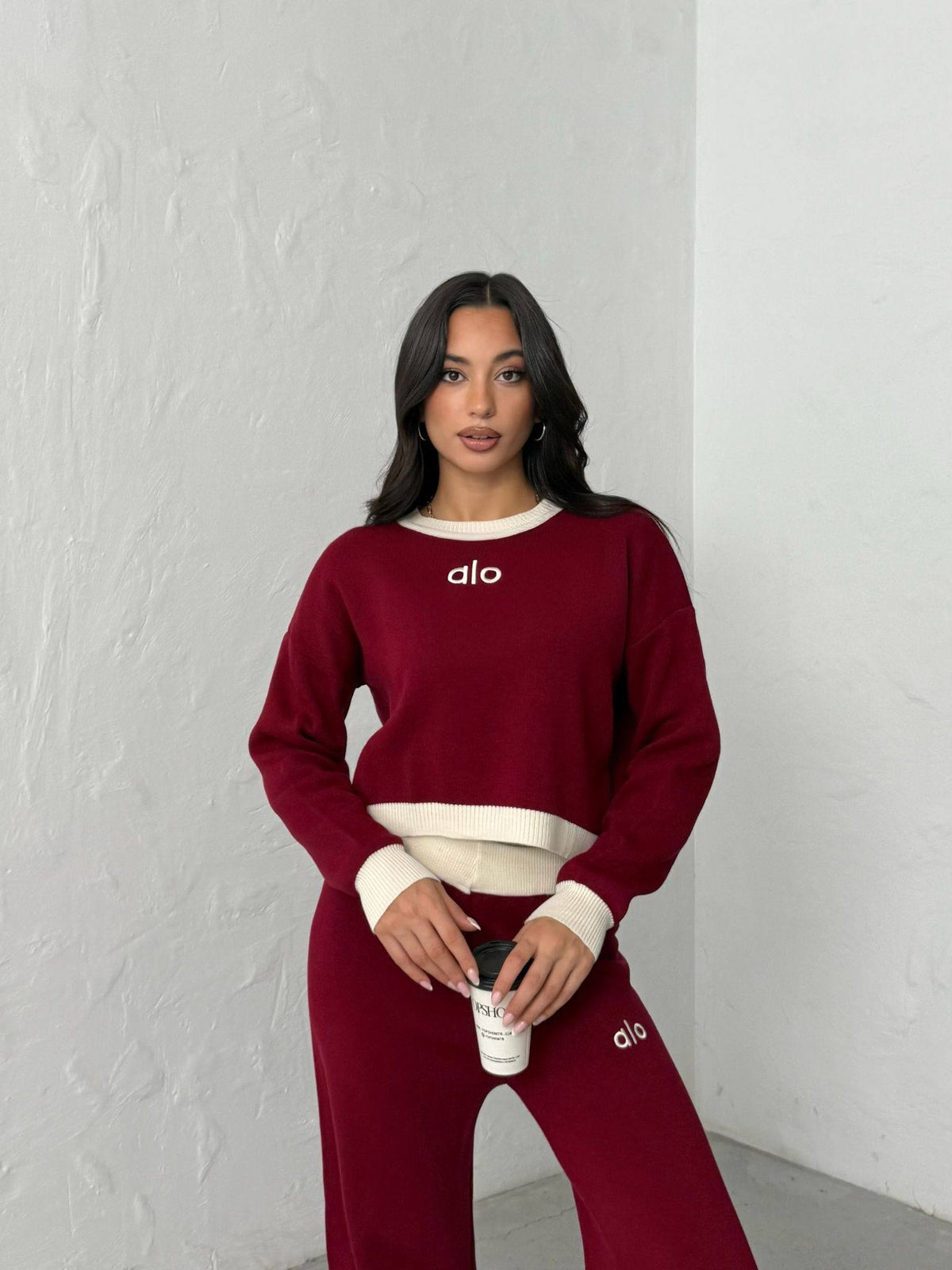 Alo Knit Two-Piece Set