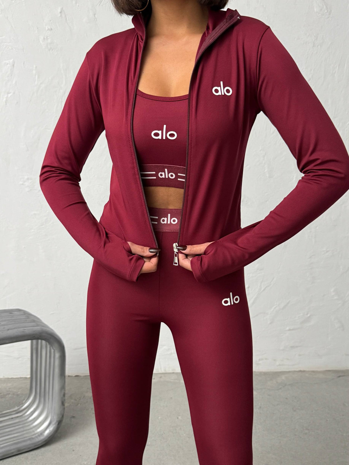 Alo Yoga 3-Piece Activewear Set