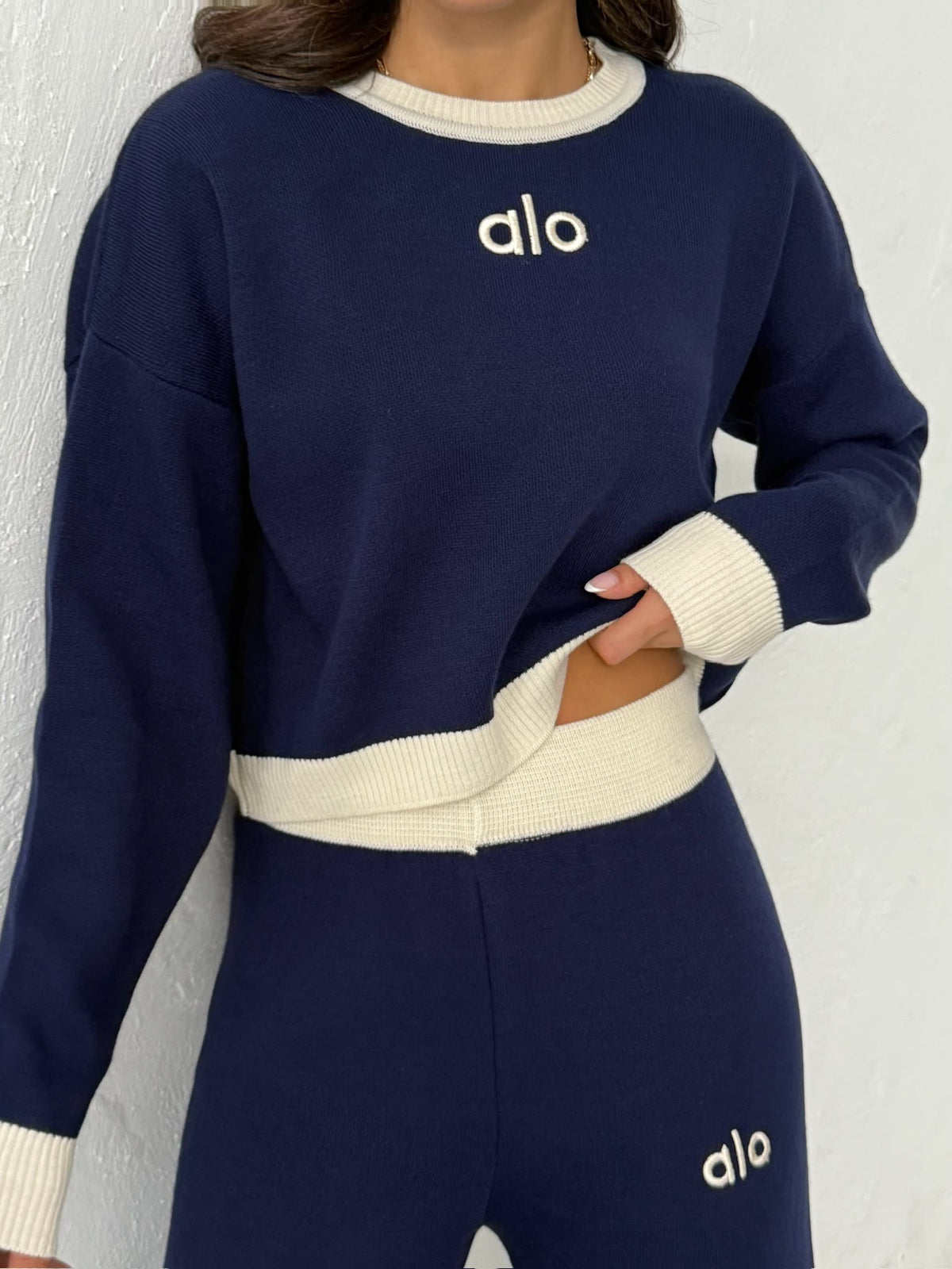 Alo Knit Two-Piece Set