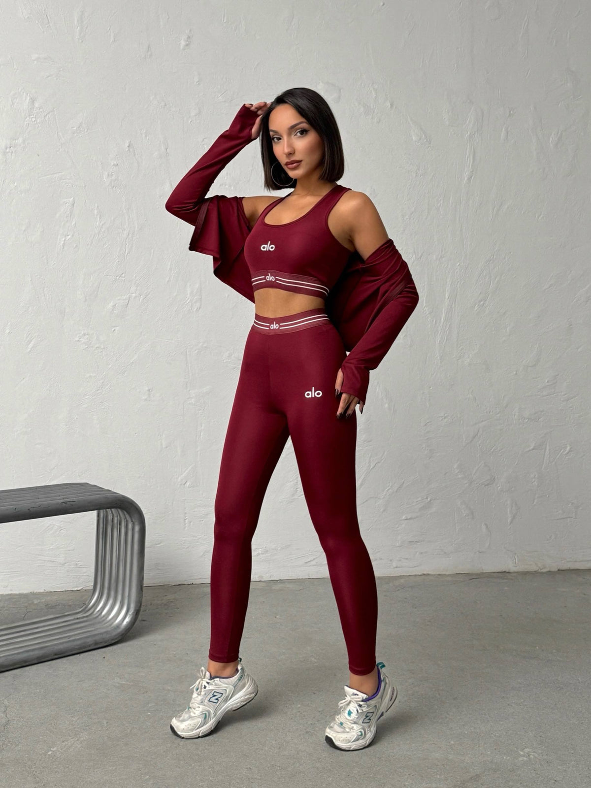 Alo Yoga 3-Piece Activewear Set